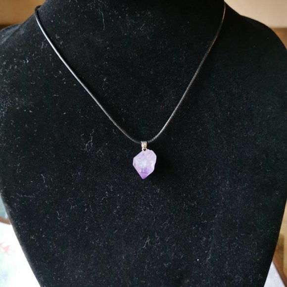 NATURAL AMETHYST NECLACE - Picture 1 of 3